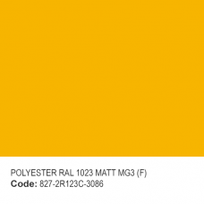 POLYESTER RAL 1023 MATT MG3 (F)